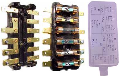 1968 datsun fuse box