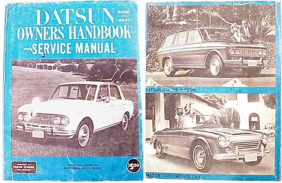 Datsun Roadster Literature, Used
