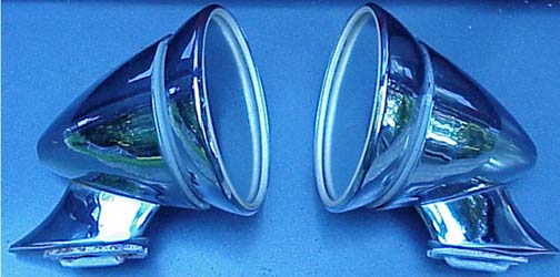 3.5 Berlin Chrome Bullet Mirrors