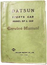 DATSUN SPL310 SHOP MANUAL