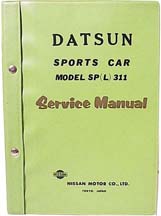 DATSUN SPORTS CAR MODEL SP(L) 311 SERVICE MANUAL